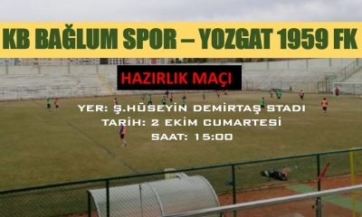 MAÇA DAVET! KB Bağlum Spor-Yozgat 1959 FK