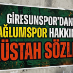 Giresunspor’un Bağlum açıklaması tepki çekti