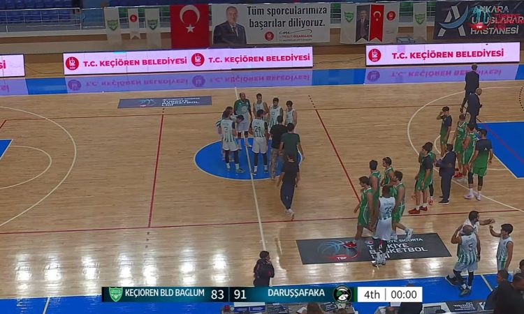 Bağlumspor Basketbolda Darüşşafaka’ya 83-91 Mağlup Oldu